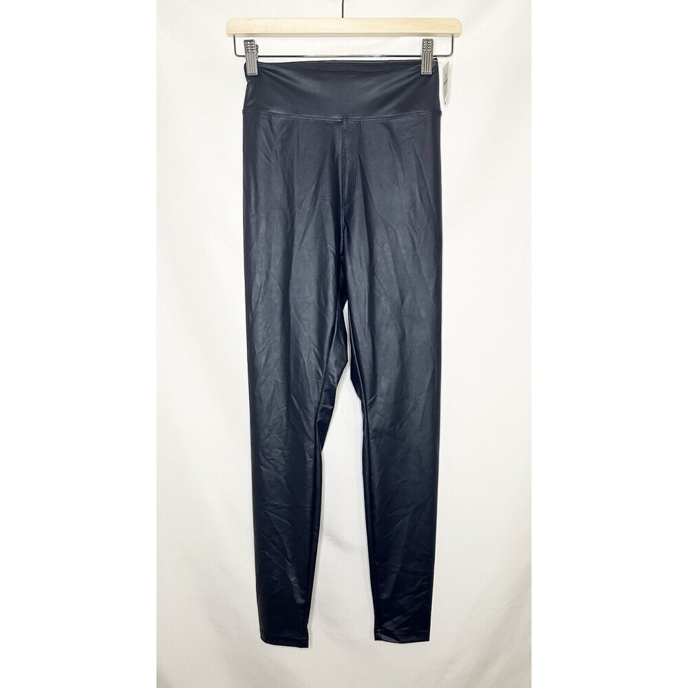 Offline By Aerie Real Good Faux Leather Leggings Blue Women's‎ SIZE MEDIUM NWT